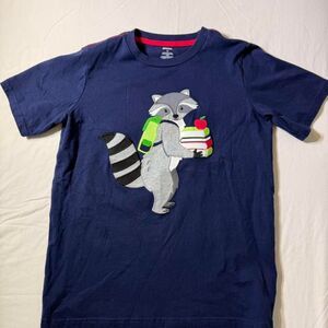 Gymboree Men's Navy and Blue T-shirt